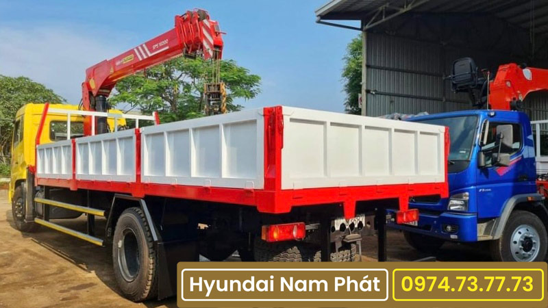 Xe Tải HD210 Gắn Cẩu 7 Tấn Sany Palfinger SPS16000